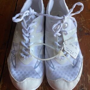 NFINITY White Mesh Cheer Sneakers
